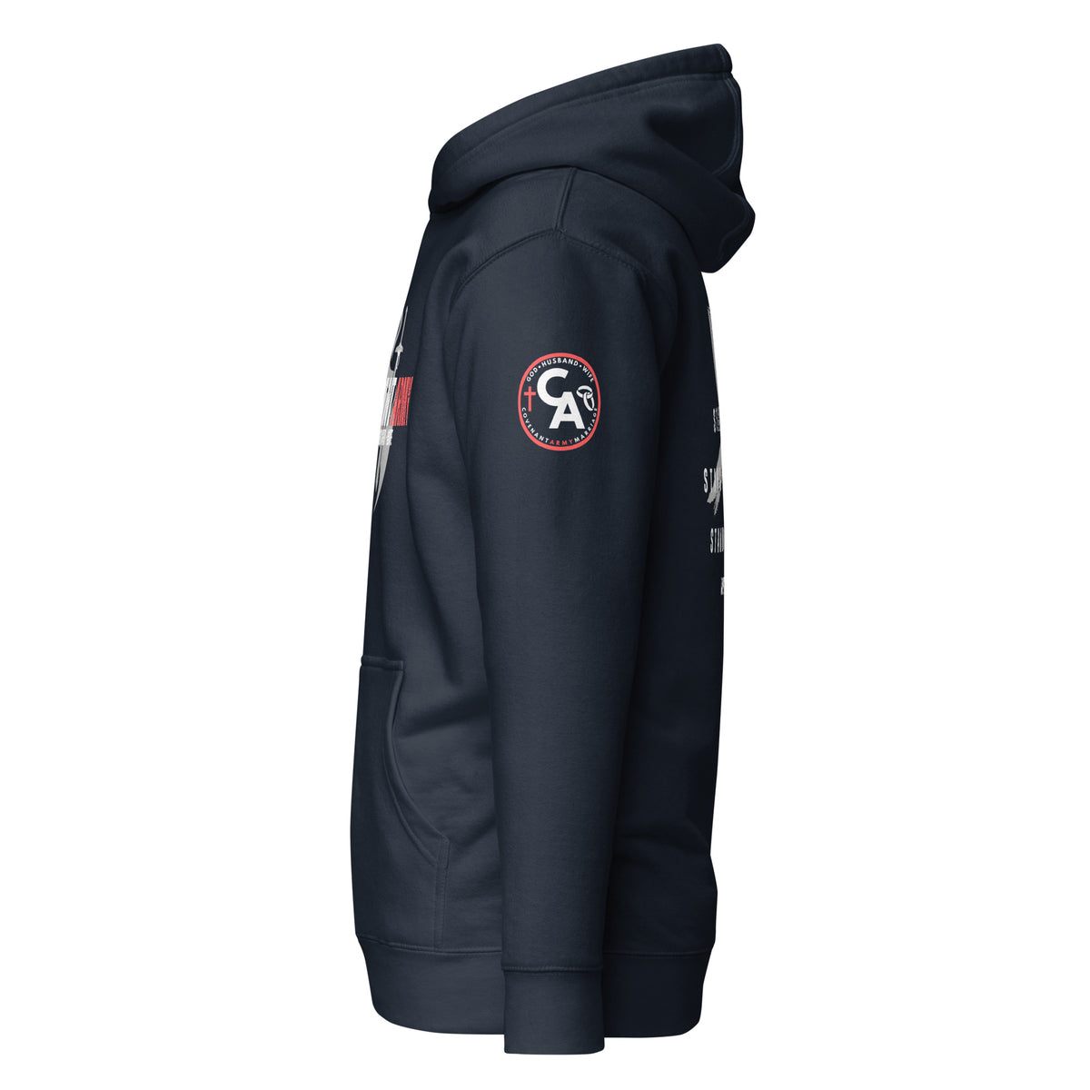 Covenant Army Marriage Hoodie – Navy Blazer Left
