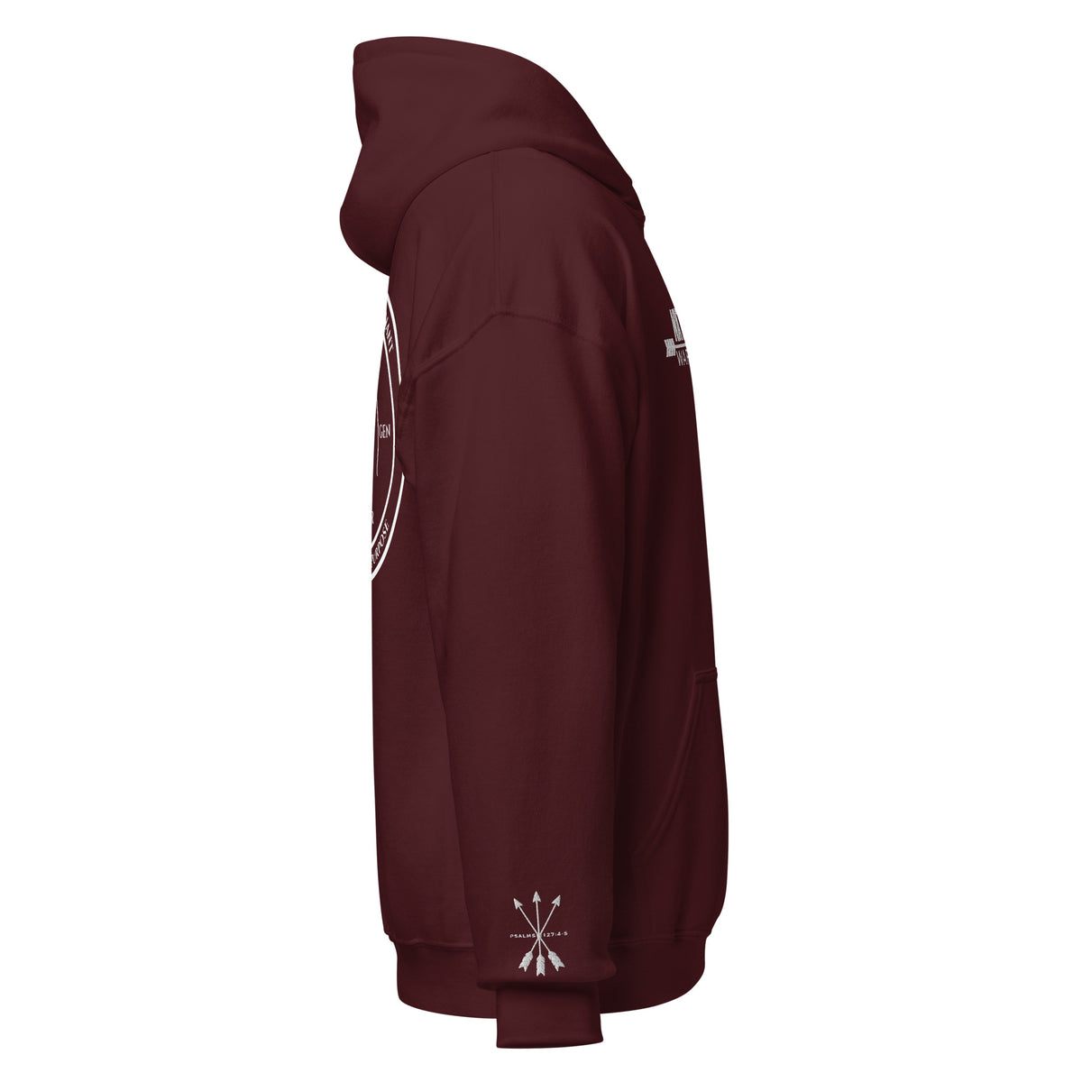 NXT GEN Warrior Hoodie – Maroon Right