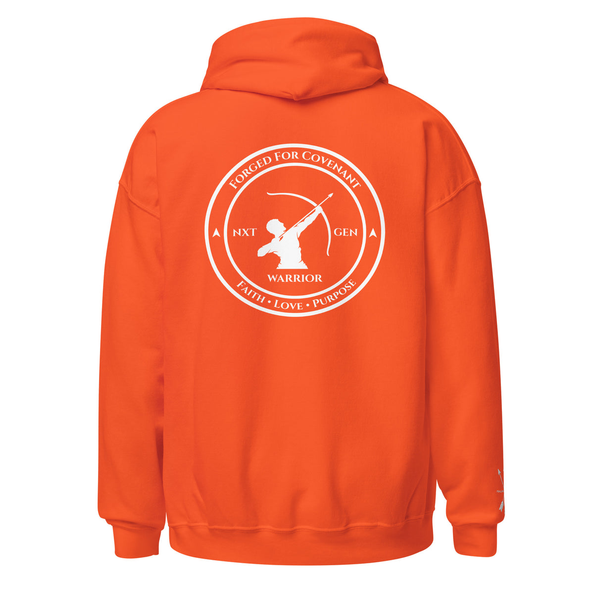 NXT GEN Warrior Hoodie – Orange Back