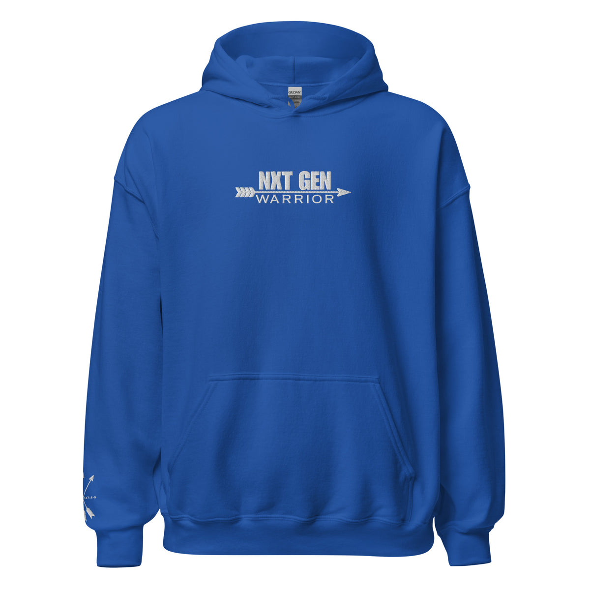 NXT GEN Warrior Hoodie – Royal Front