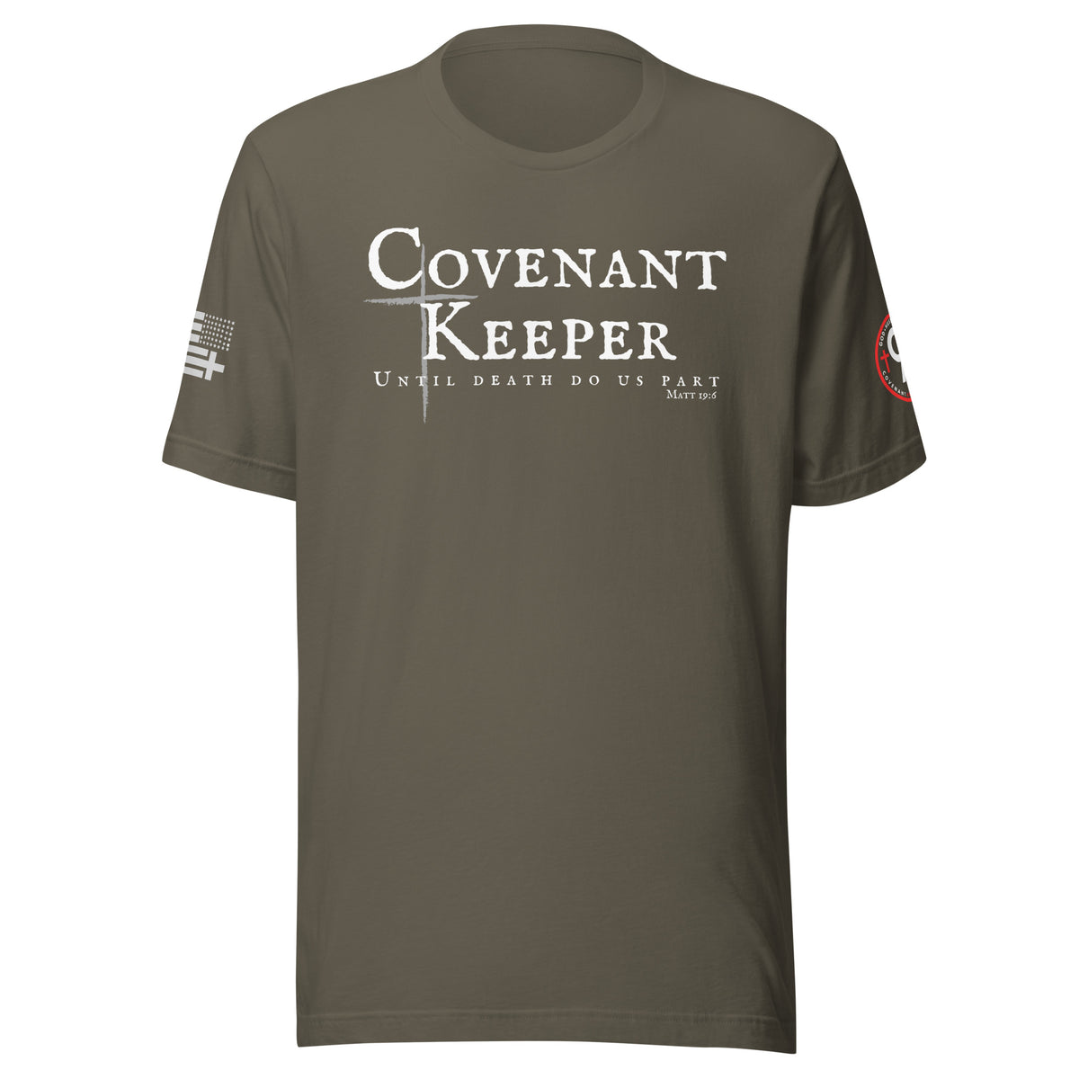 Covenant Keepers Tee – Army Front