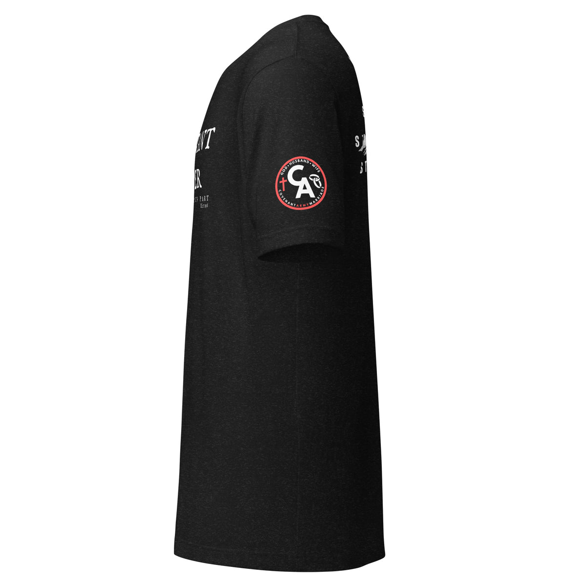 Covenant Keepers Tee – Black Heather Left