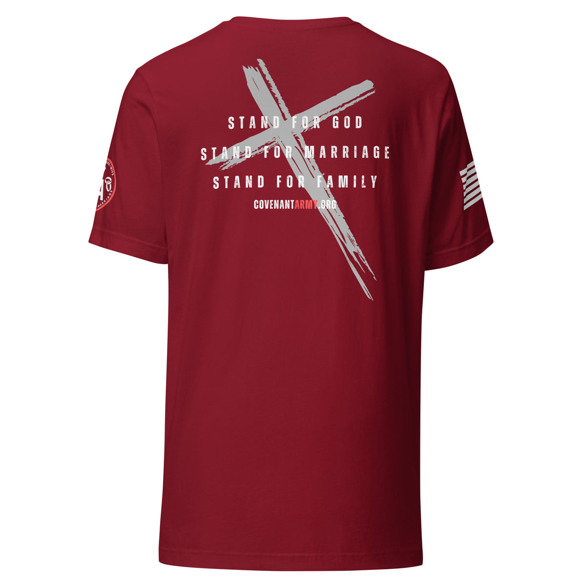 Covenant Keepers Tee – Cardinal Back