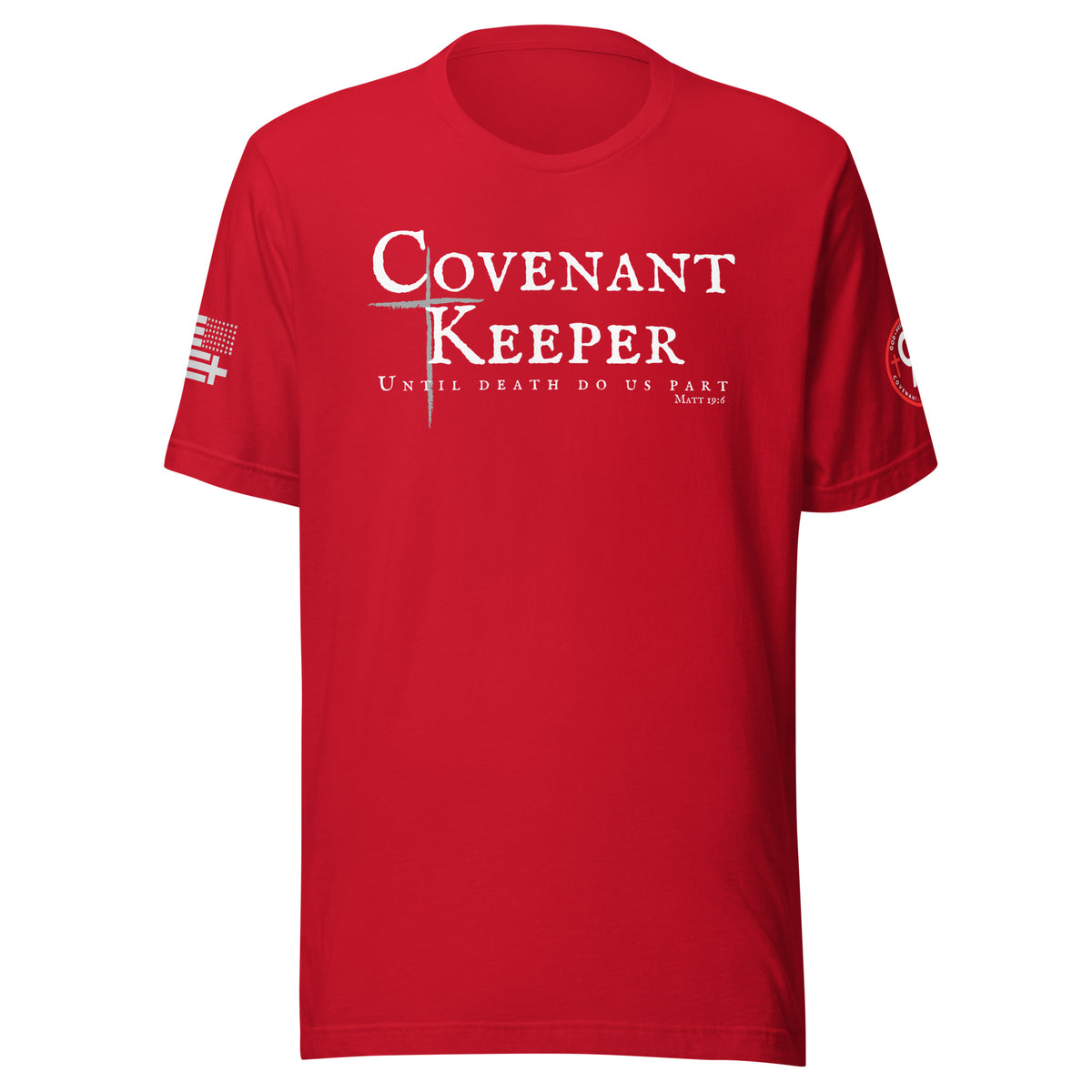 Covenant Keepers Tee – Red Front