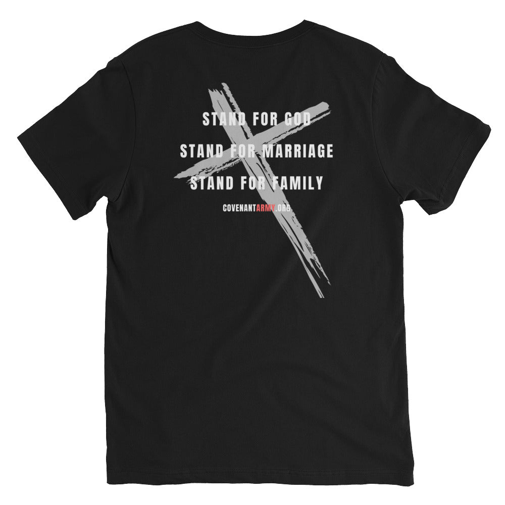 Warrior Husband V-Neck – Black Back
