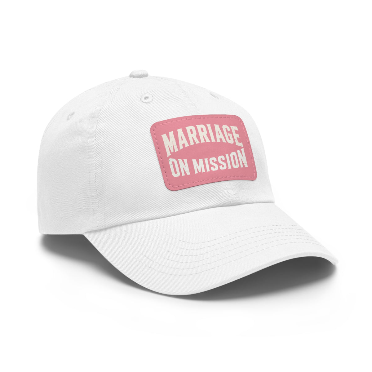 Marriage On Mission - Leather Patch Dad Hat