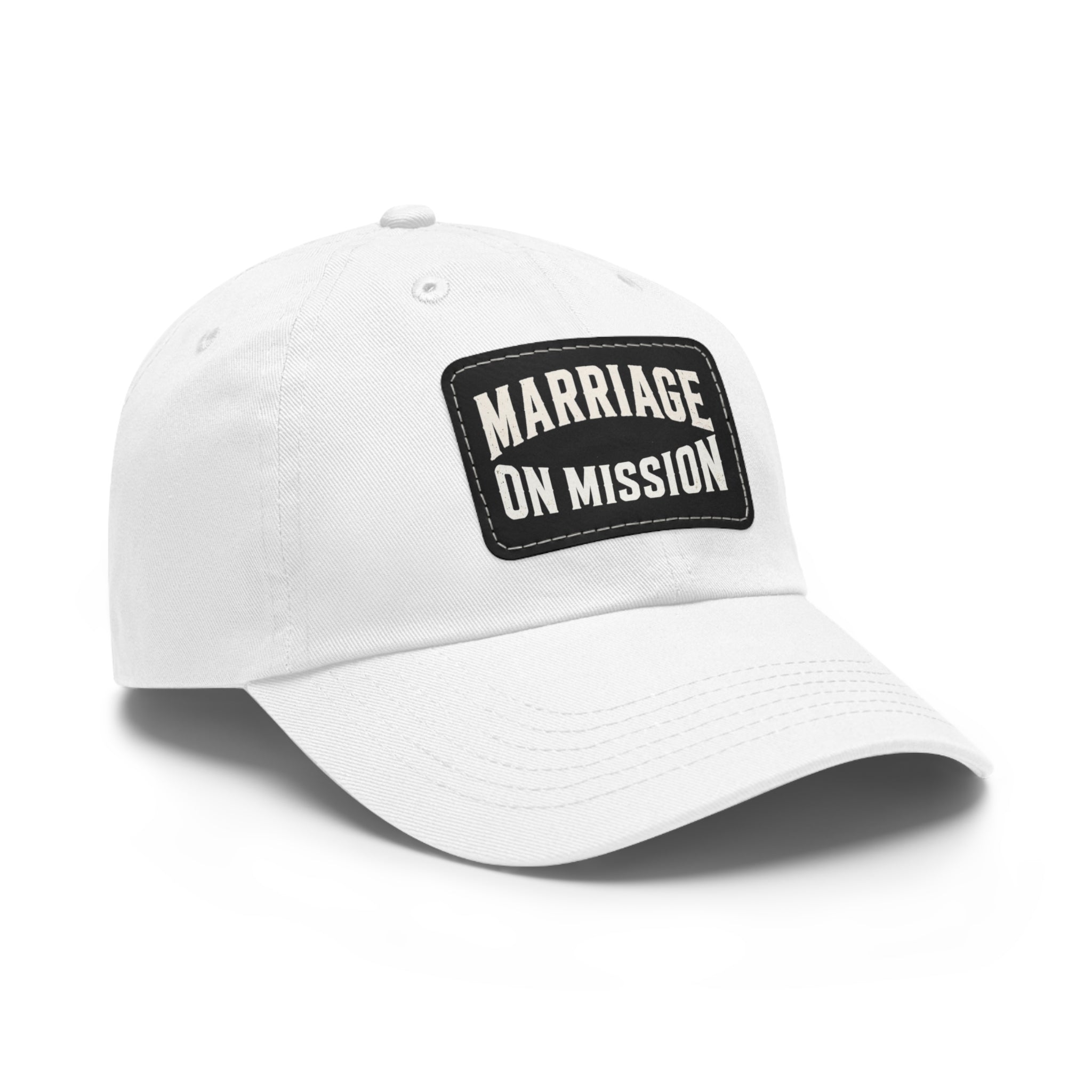 Marriage On Mission - Leather Patch Dad Hat
