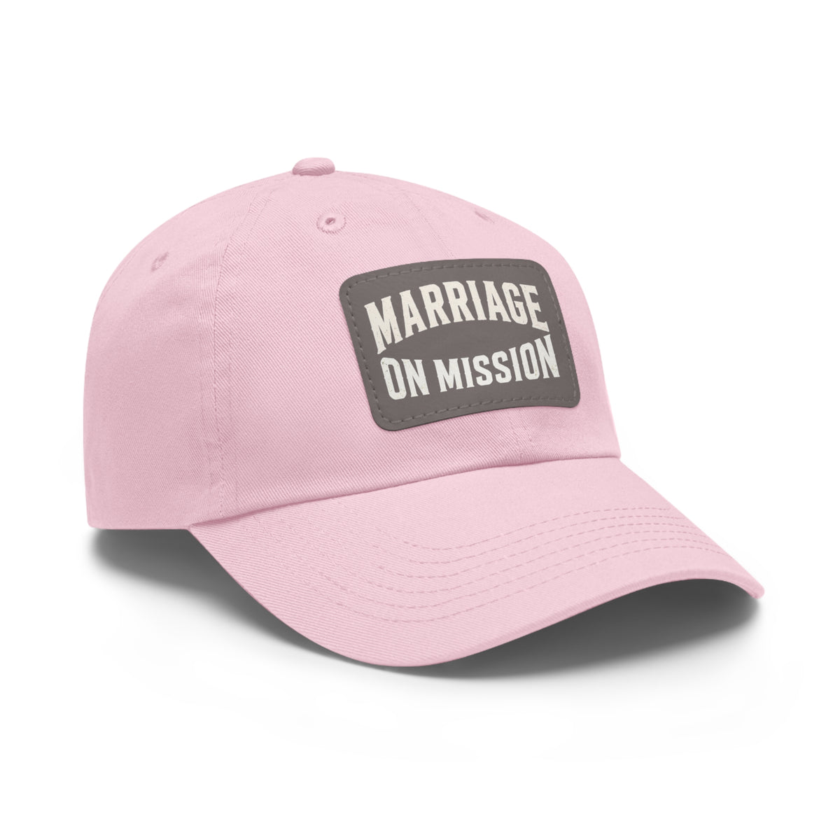 Marriage On Mission - Leather Patch Dad Hat