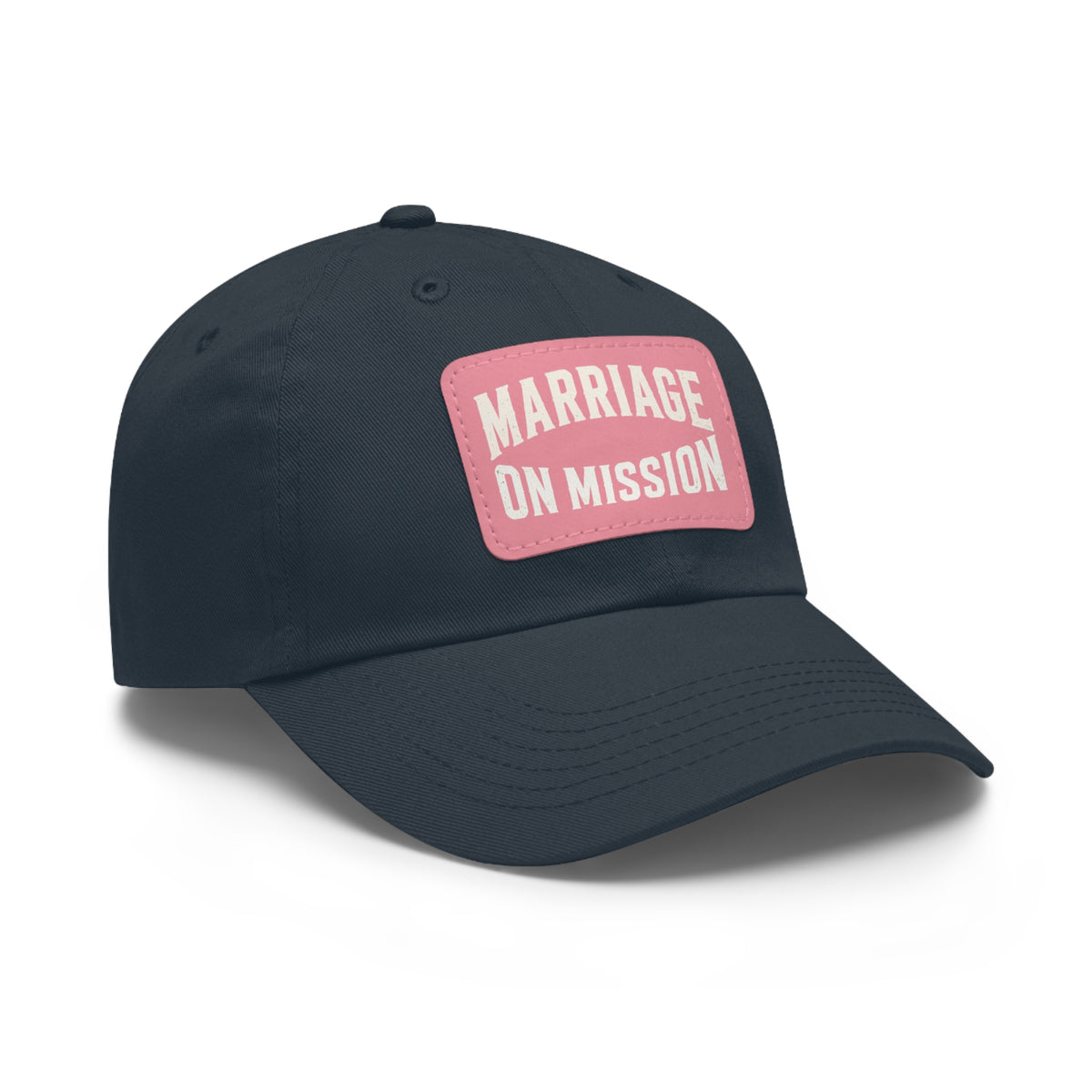 Marriage On Mission - Leather Patch Dad Hat