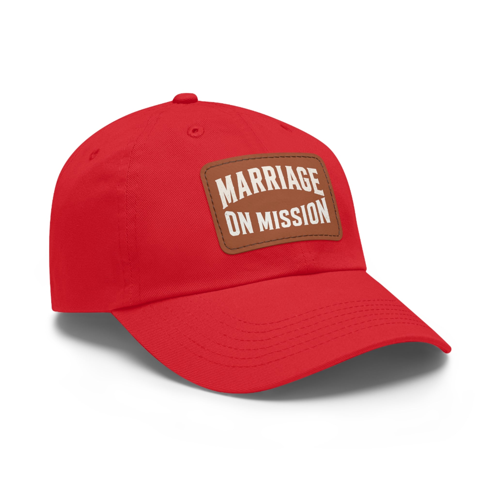 Marriage On Mission - Leather Patch Dad Hat