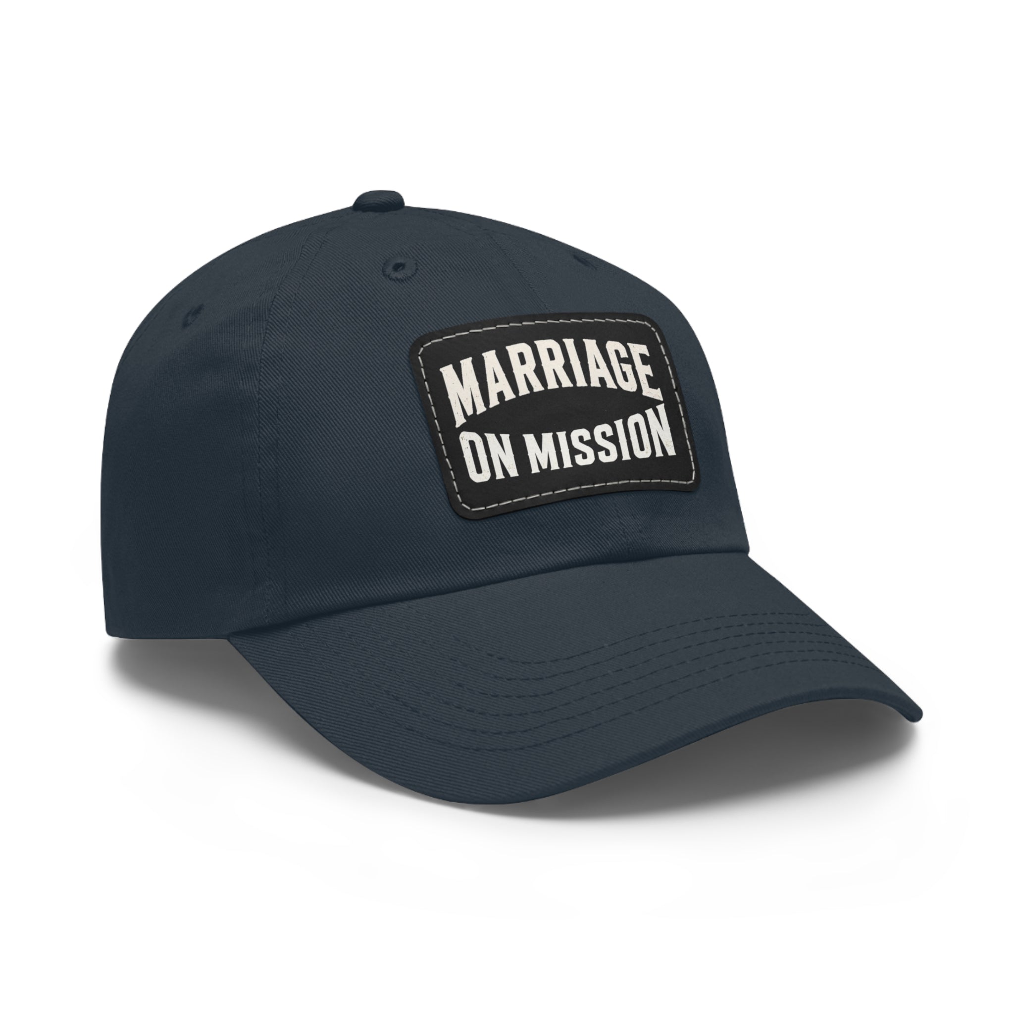 Marriage On Mission - Leather Patch Dad Hat