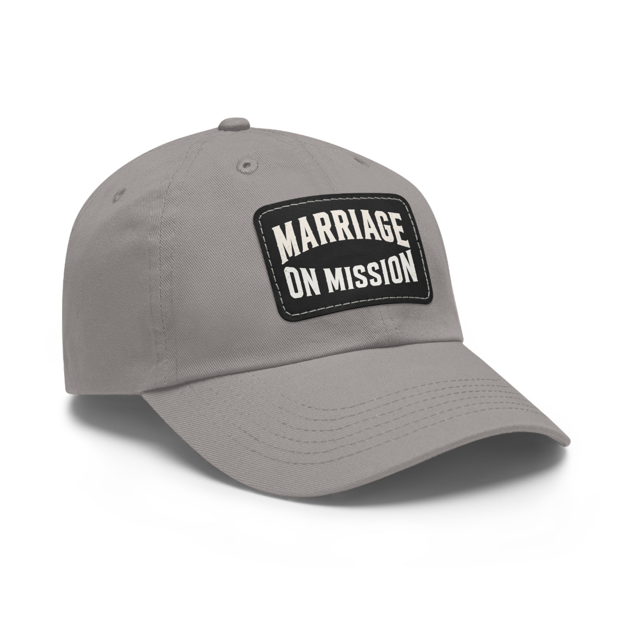 Marriage On Mission - Leather Patch Dad Hat