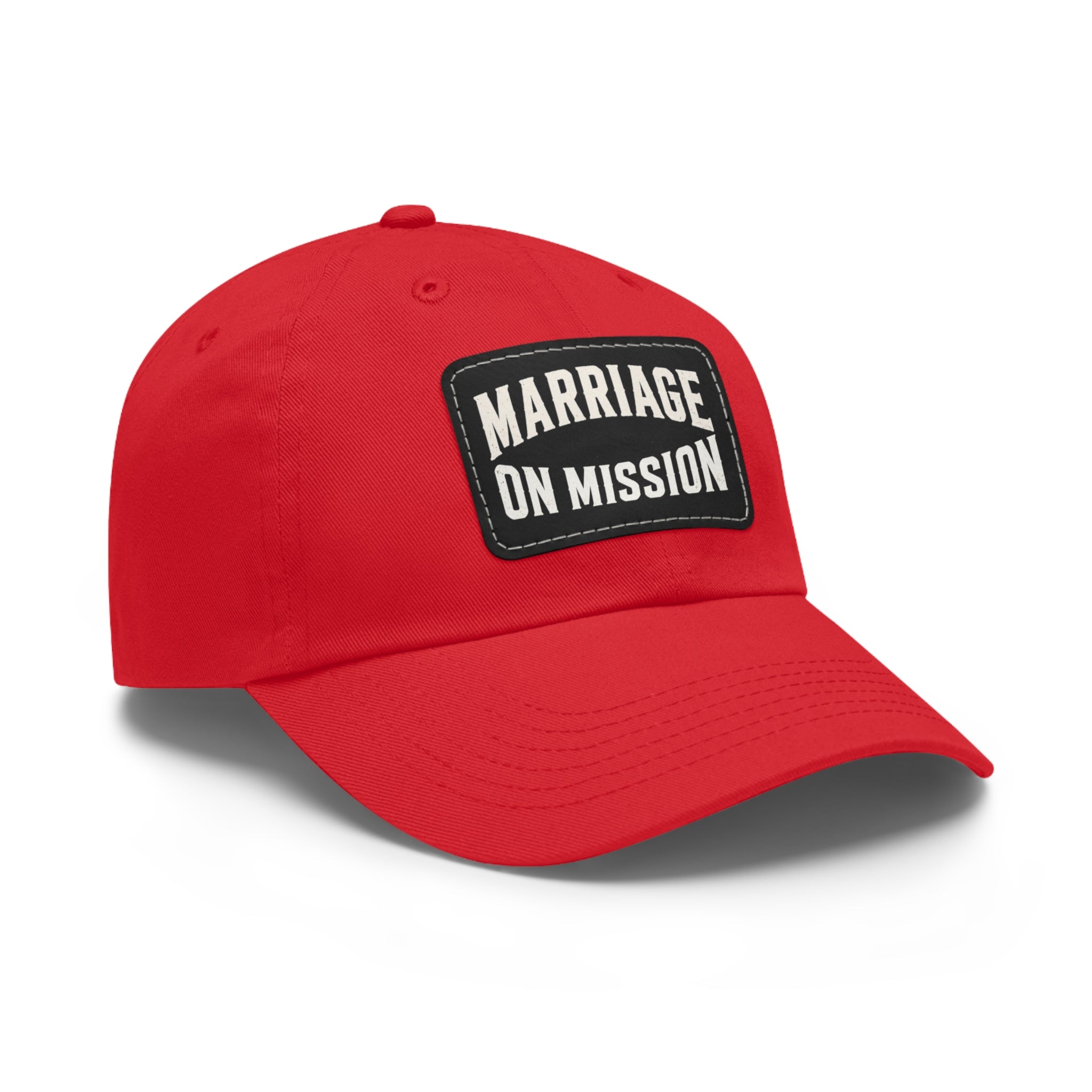 Marriage On Mission - Leather Patch Dad Hat