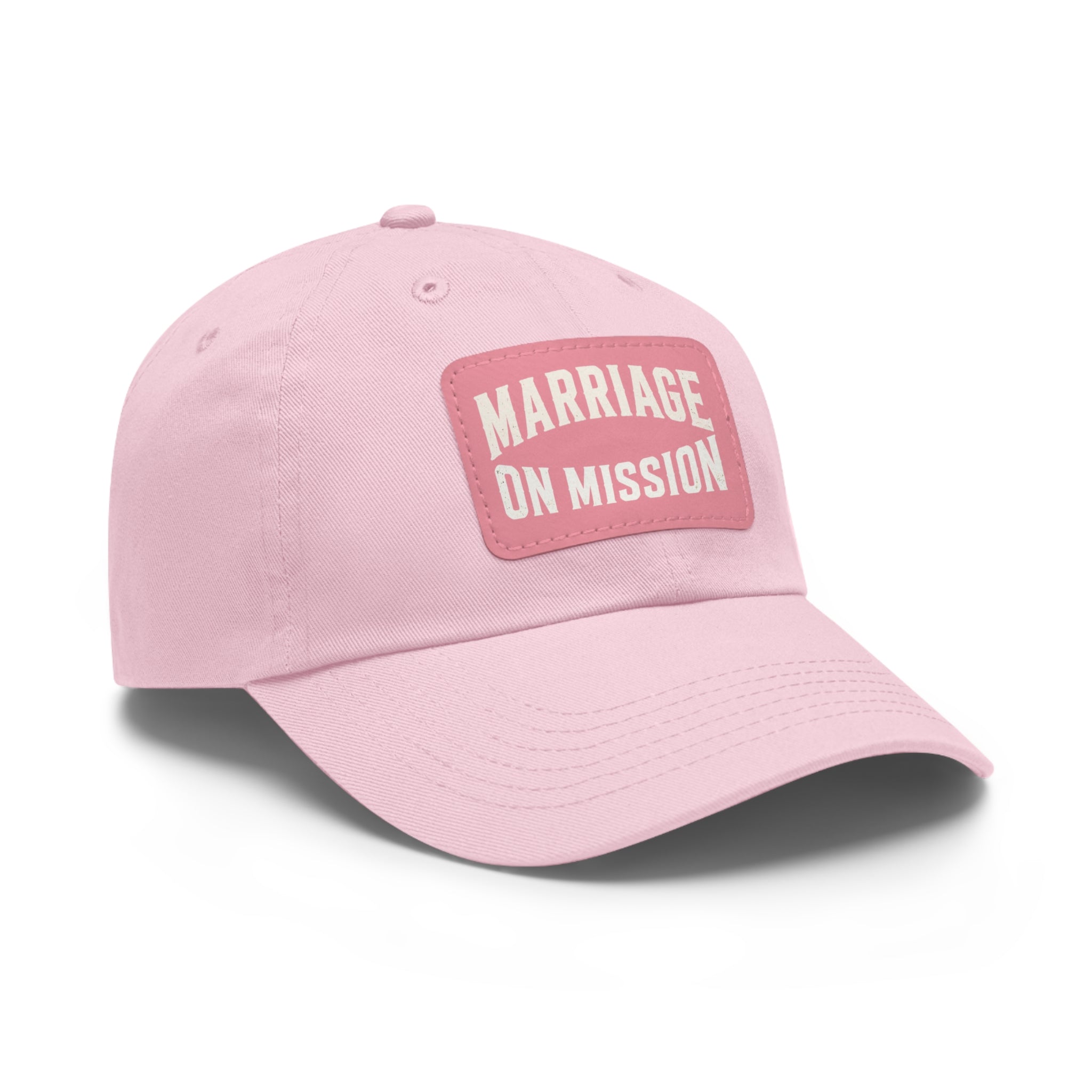 Marriage On Mission - Leather Patch Dad Hat