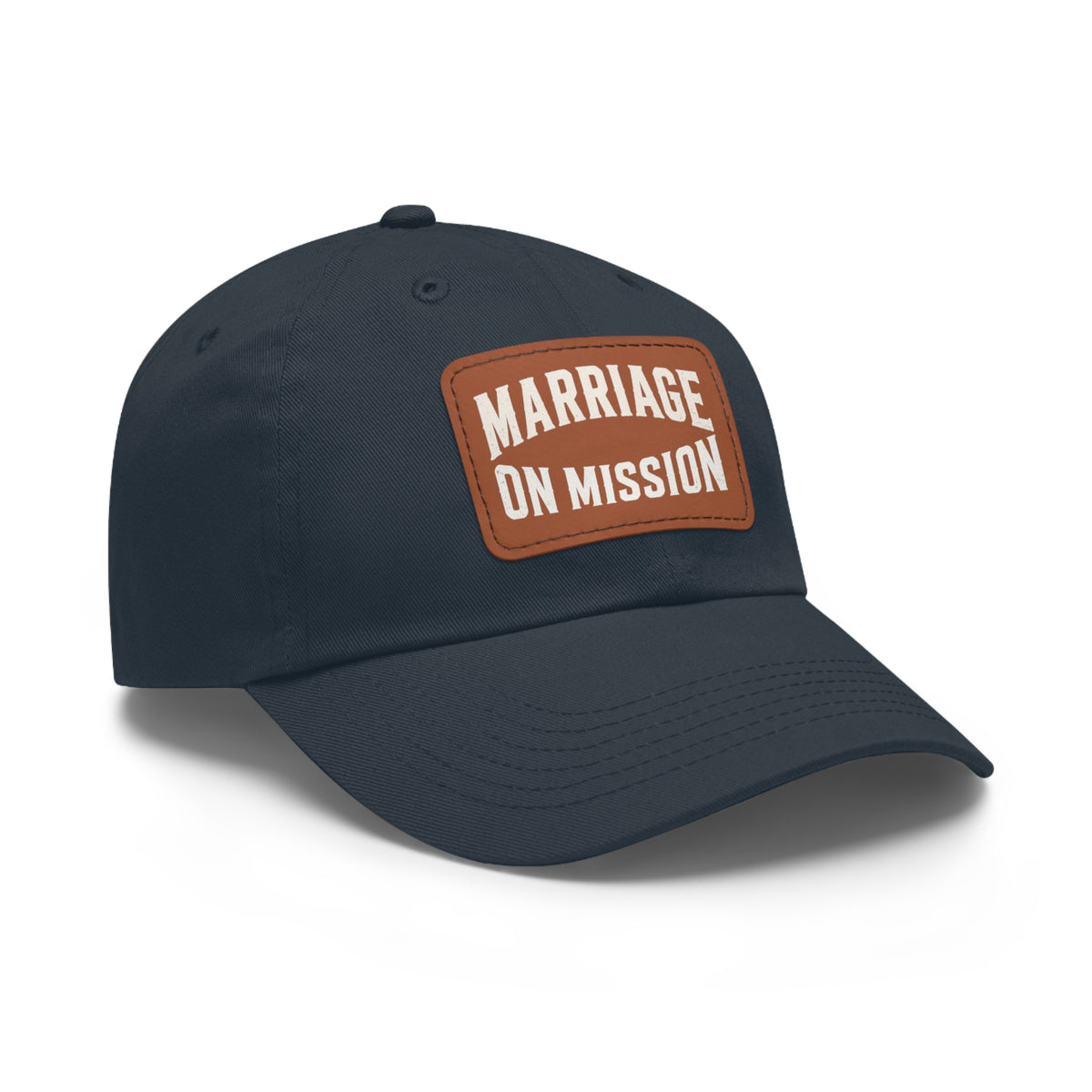 Marriage On Mission - Leather Patch Dad Hat