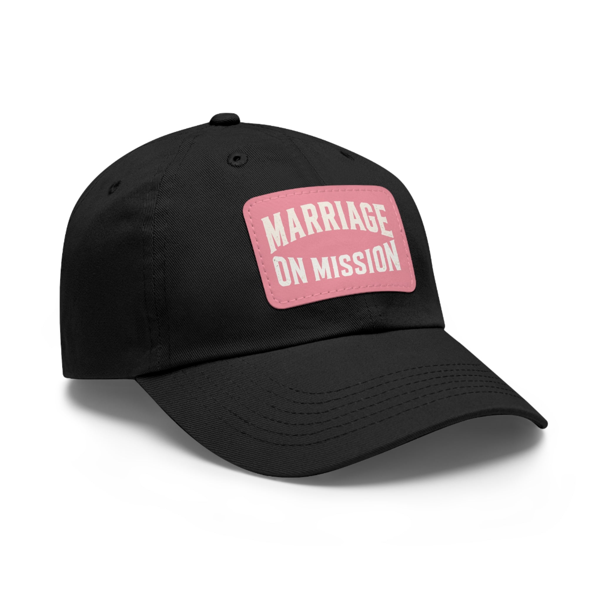 Marriage On Mission - Leather Patch Dad Hat