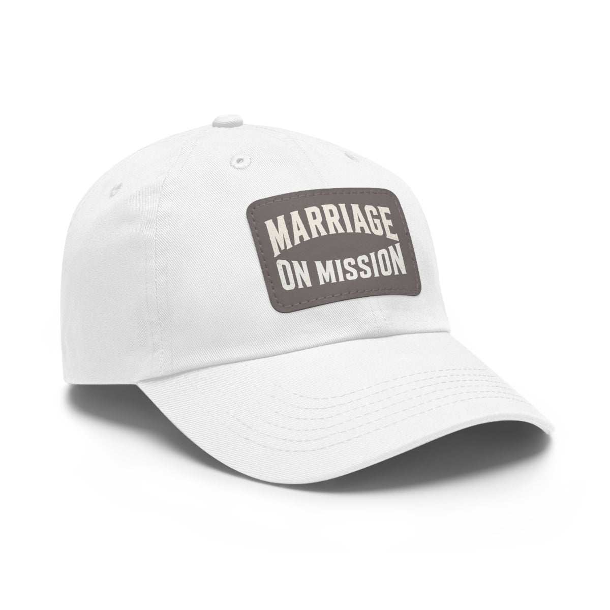 Marriage On Mission - Leather Patch Dad Hat