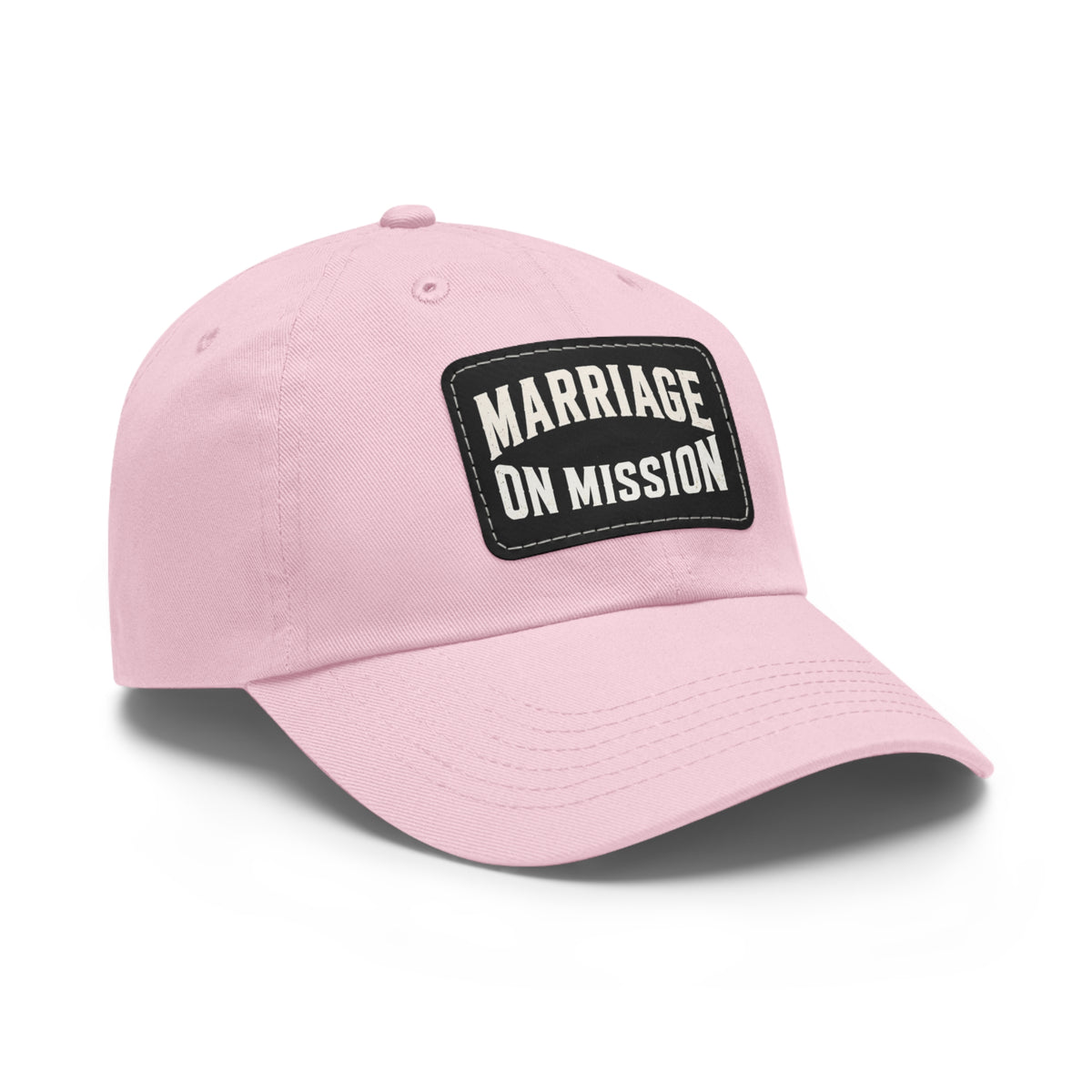Marriage On Mission - Leather Patch Dad Hat