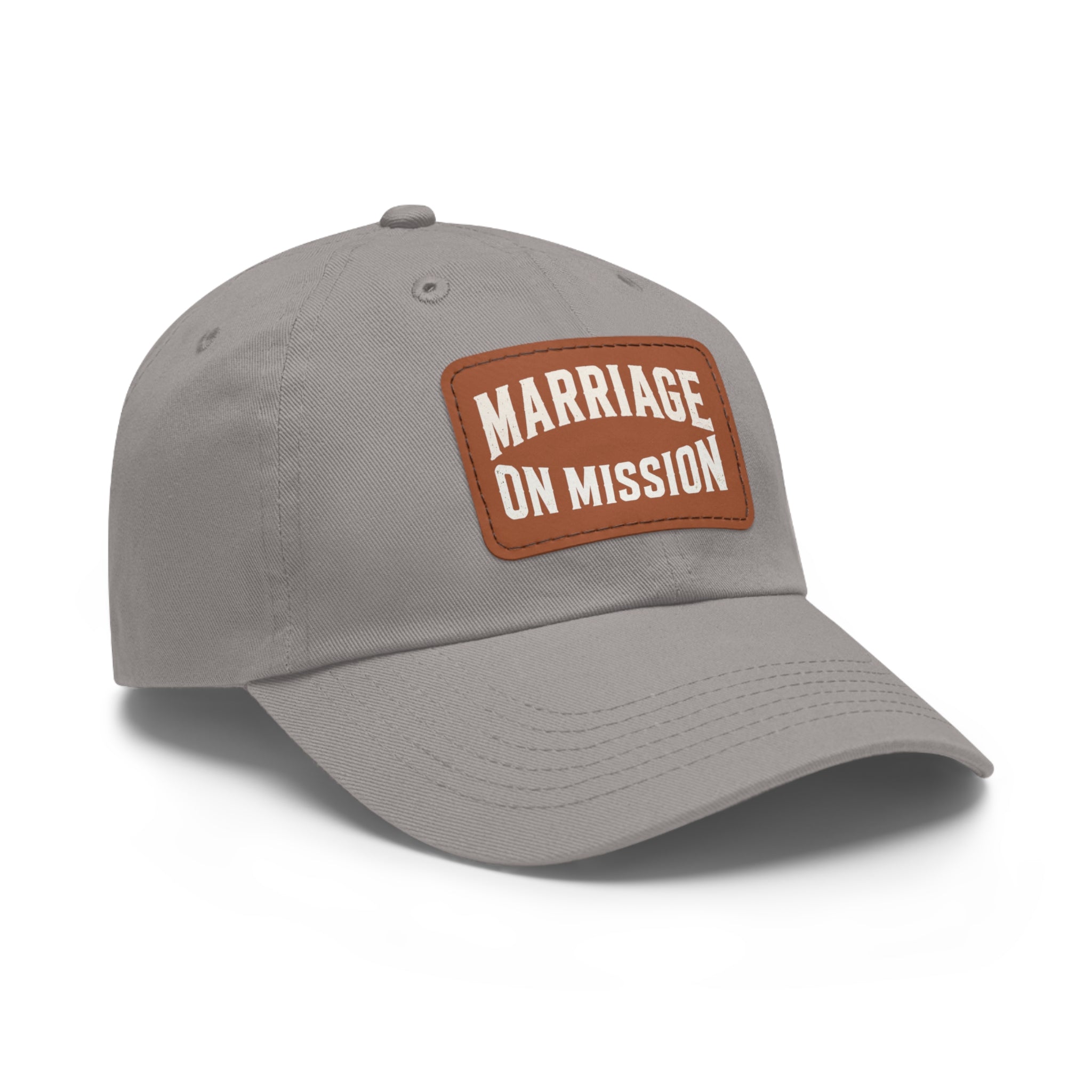 Marriage On Mission - Leather Patch Dad Hat