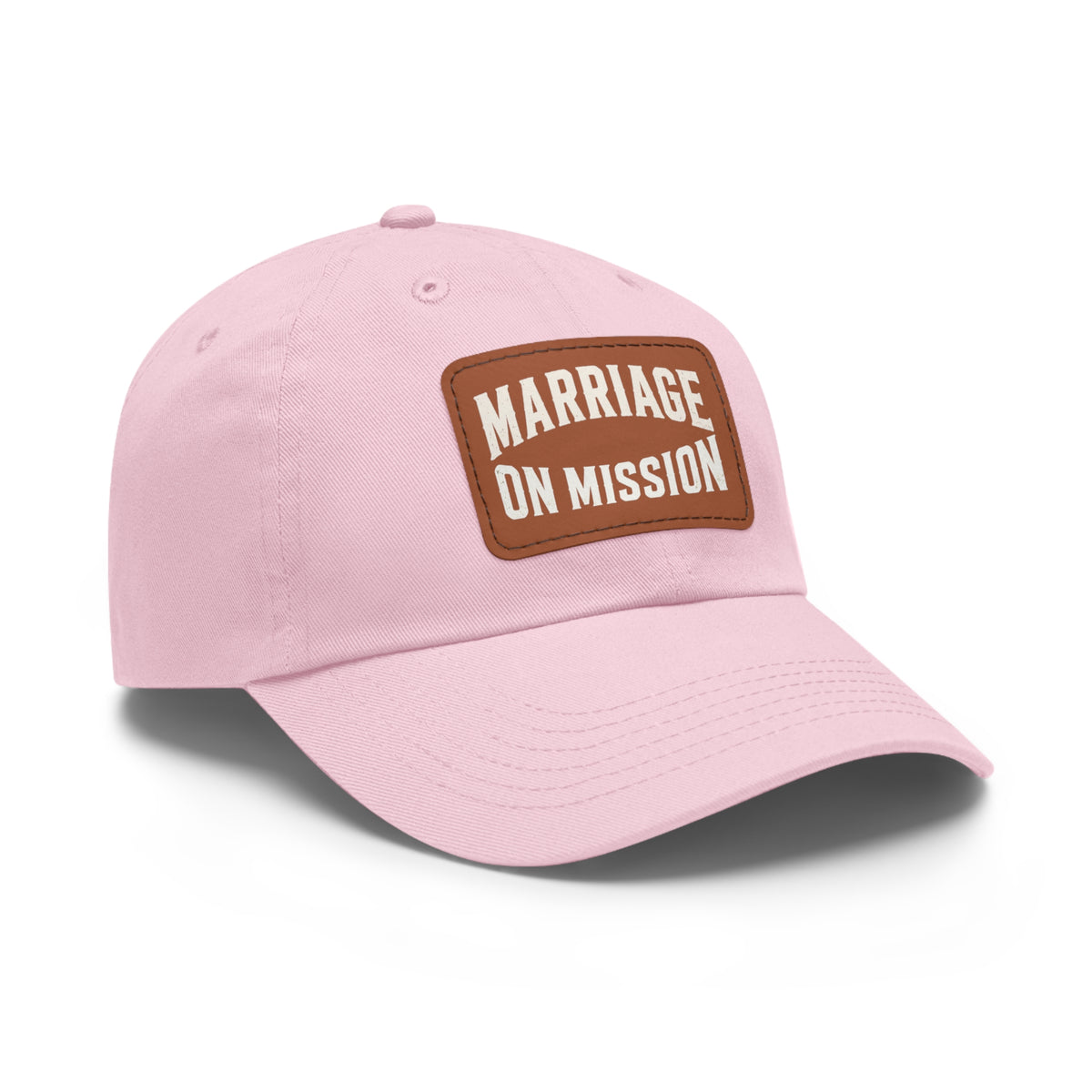 Marriage On Mission - Leather Patch Dad Hat