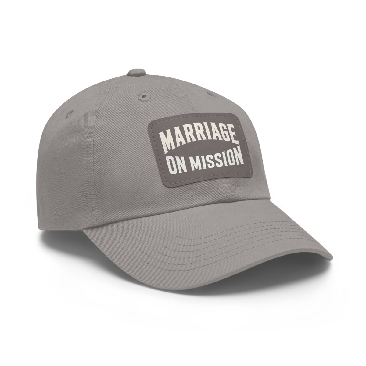 Marriage On Mission - Leather Patch Dad Hat