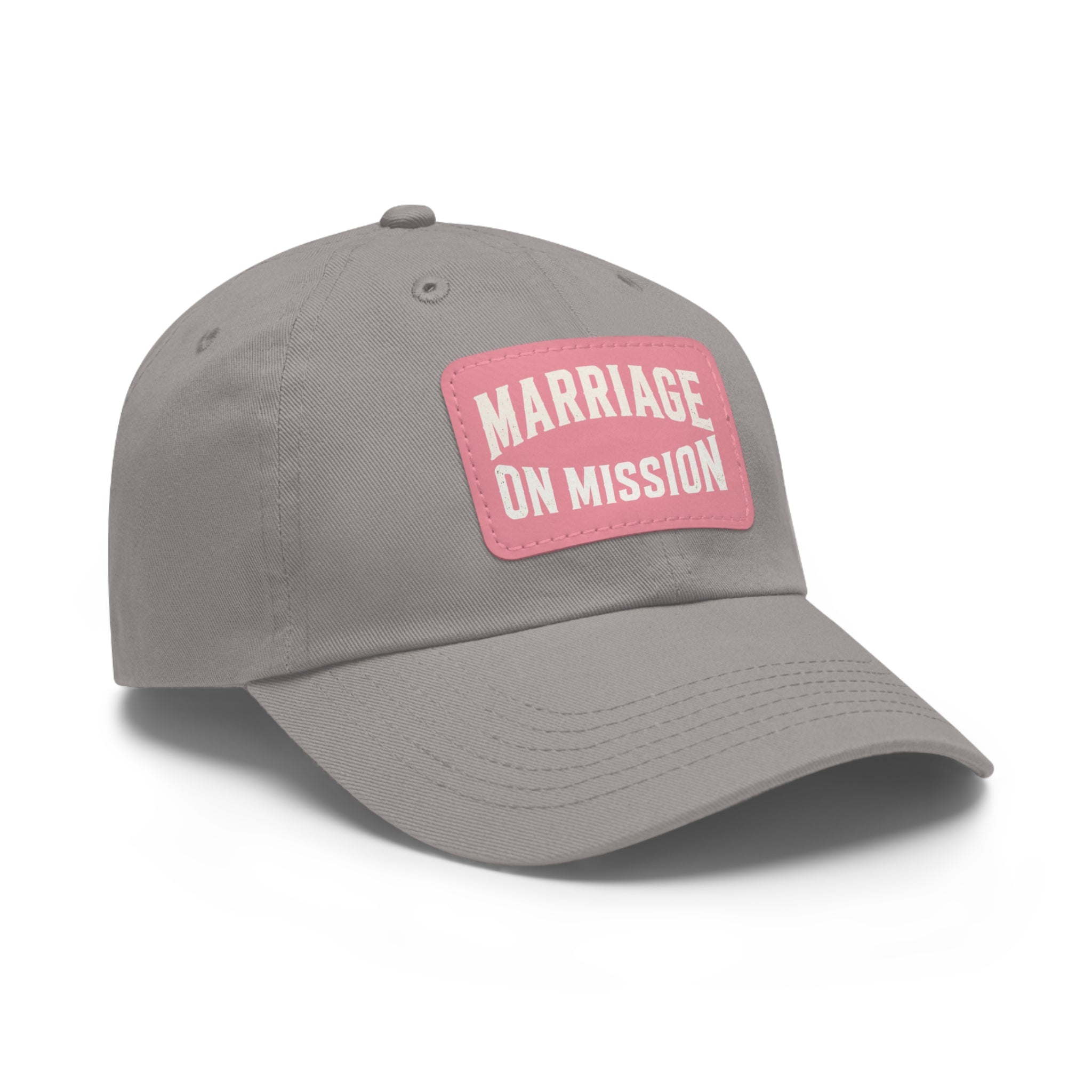 Marriage On Mission - Leather Patch Dad Hat