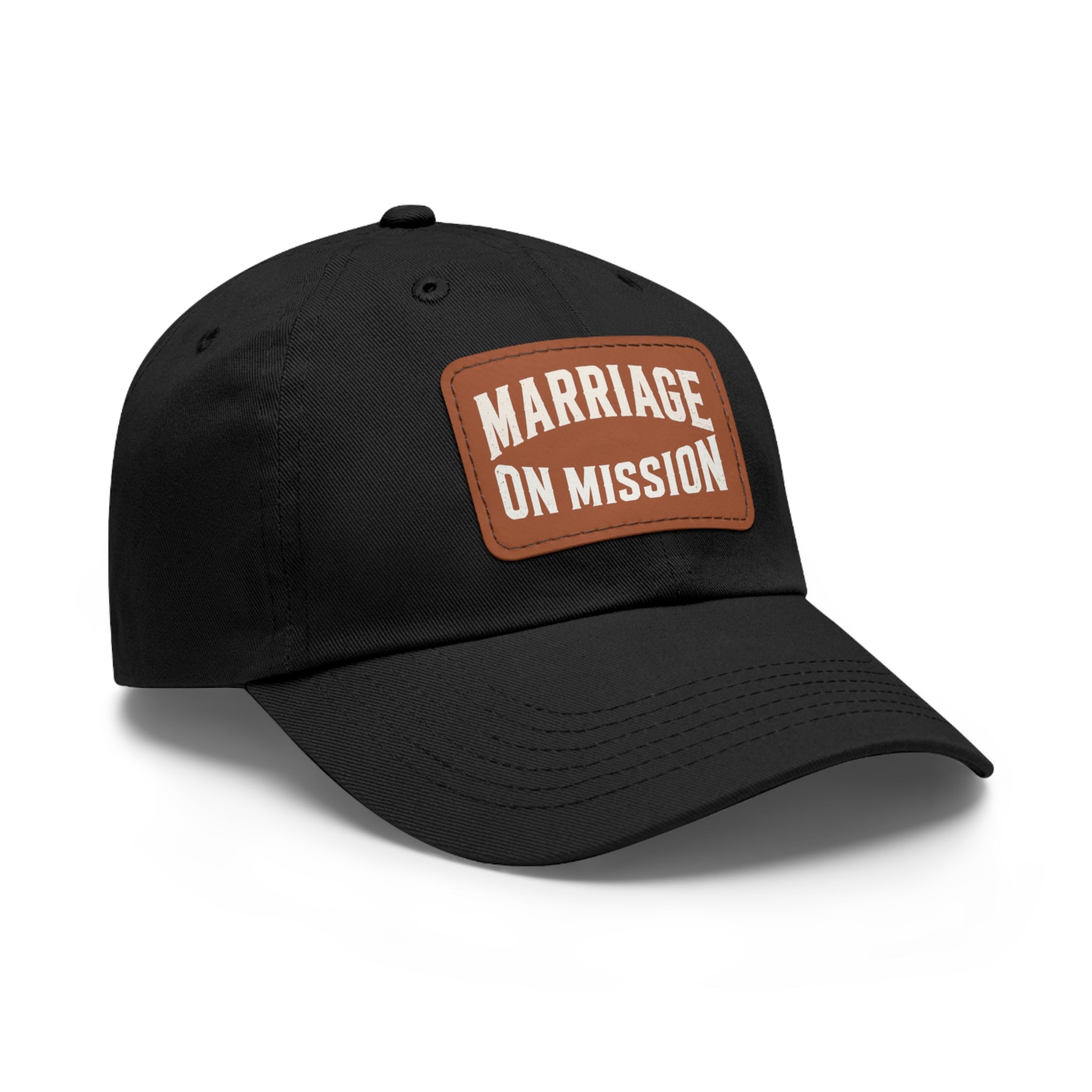 Marriage On Mission - Leather Patch Dad Hat