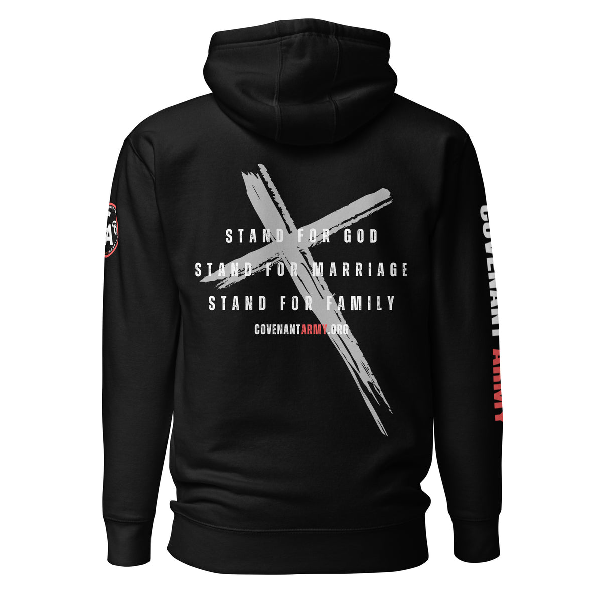 Covenant Army Marriage Hoodie – Black Back