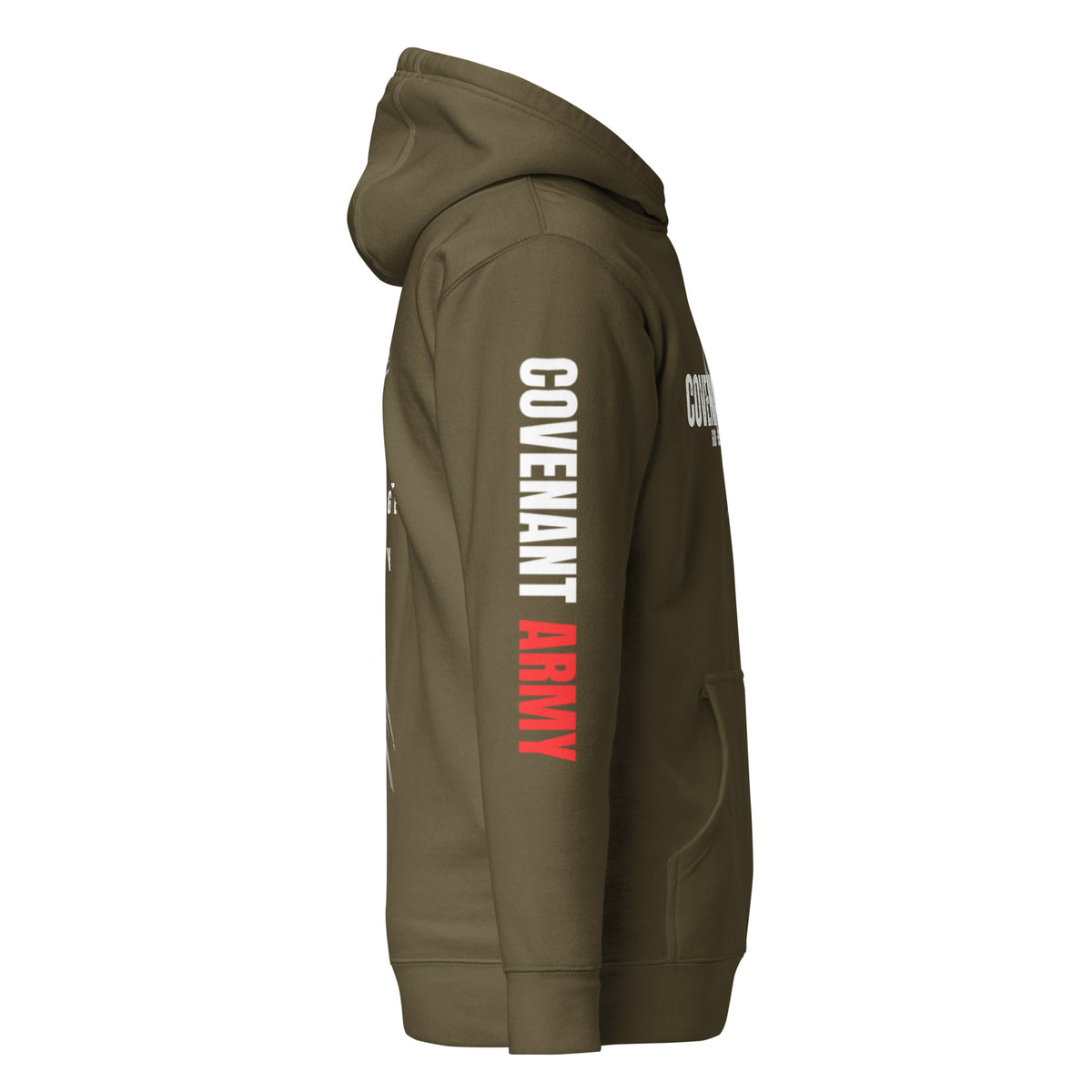 Covenant Army Marriage Hoodie – Military Green Right