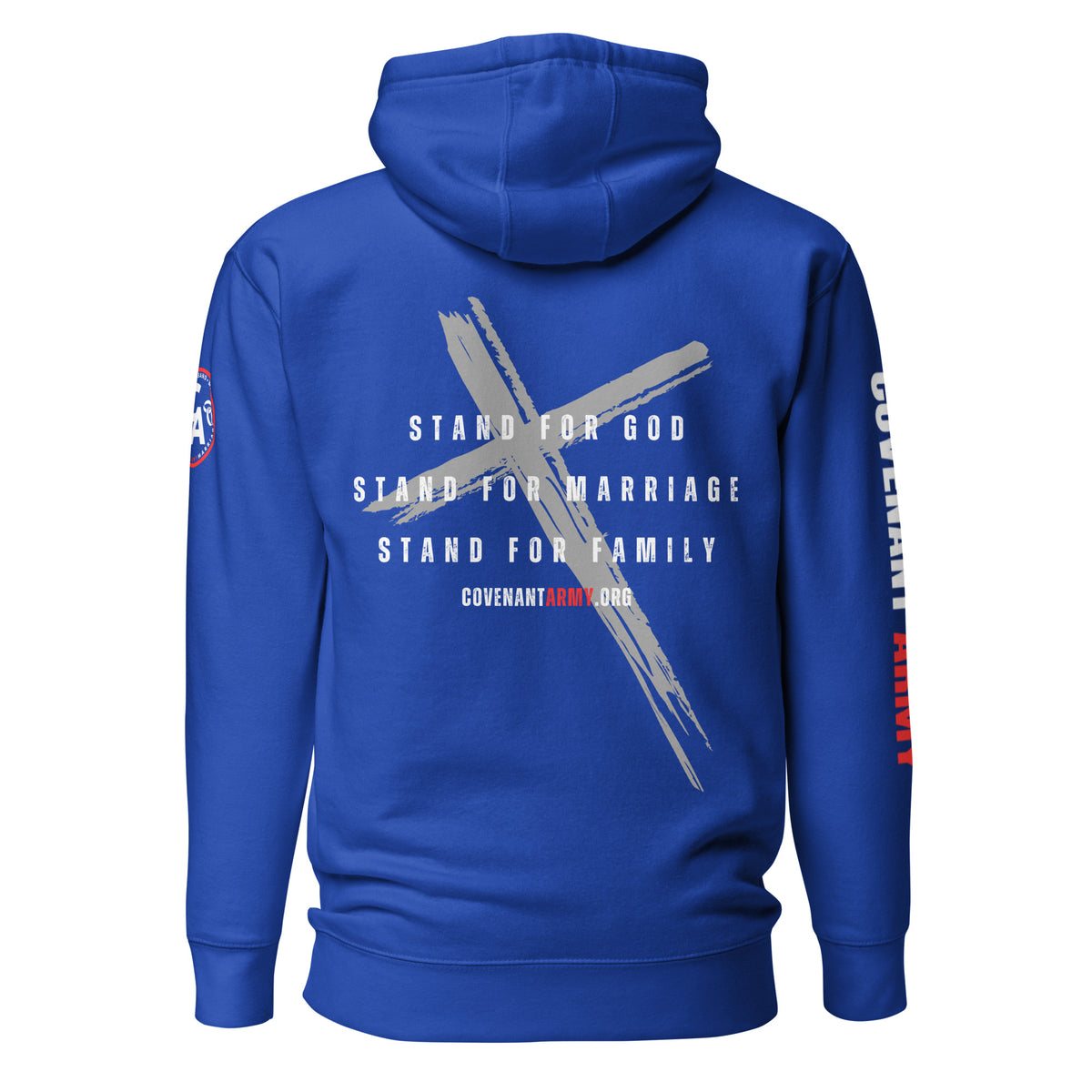Covenant Army Marriage Hoodie – Team Royal Back