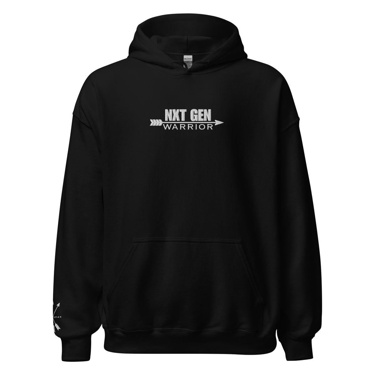 NXT GEN Warrior Hoodie – Black Front