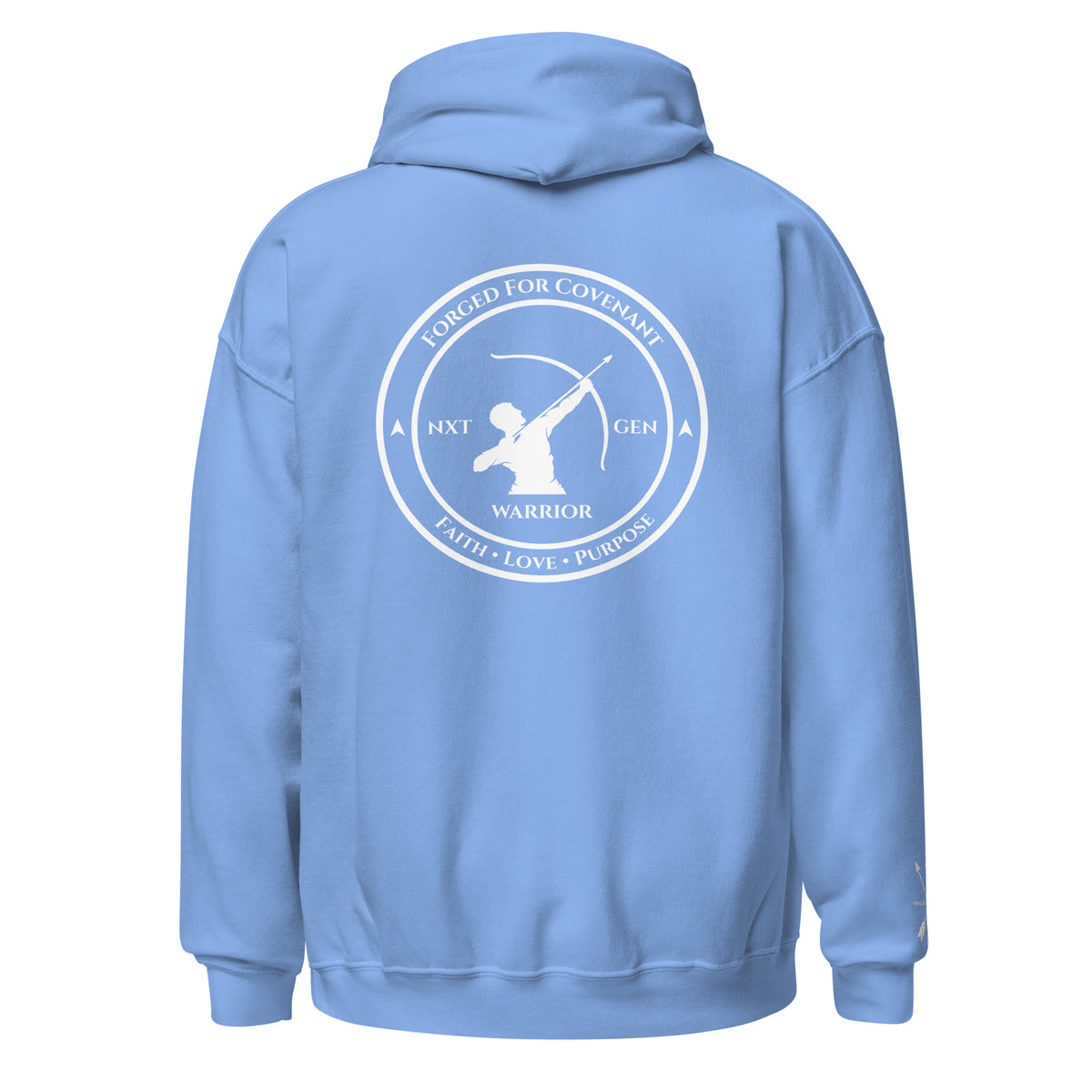 NXT GEN Warrior Hoodie – Carolina Blue Back