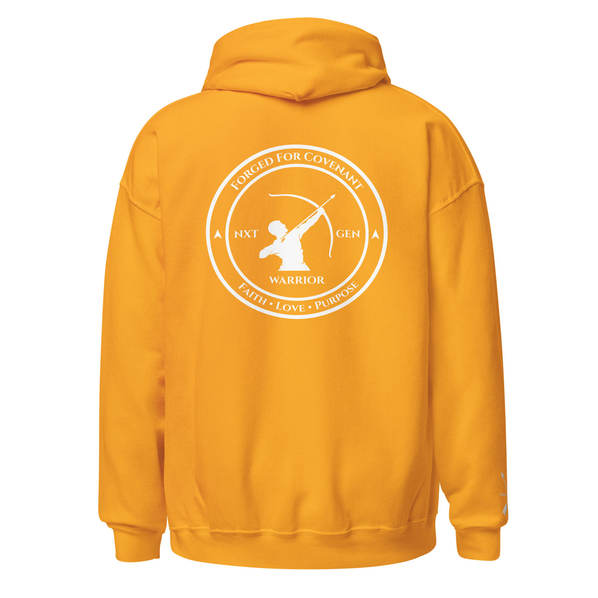 NXT GEN Warrior Hoodie – Gold Back