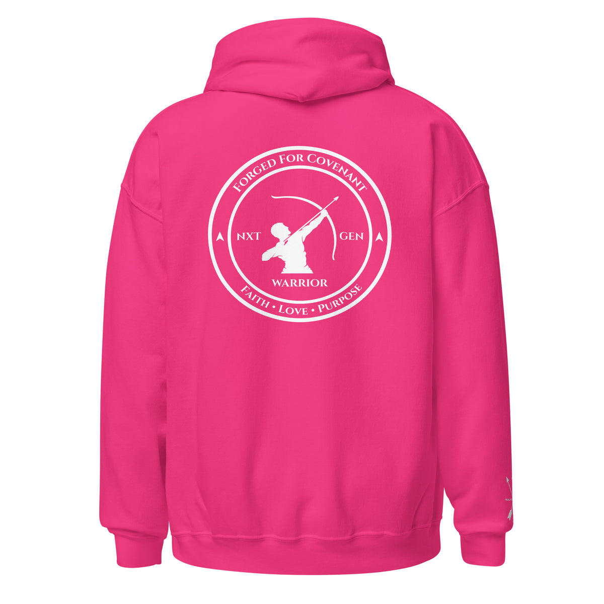 NXT GEN Warrior Hoodie – Heliconia Back