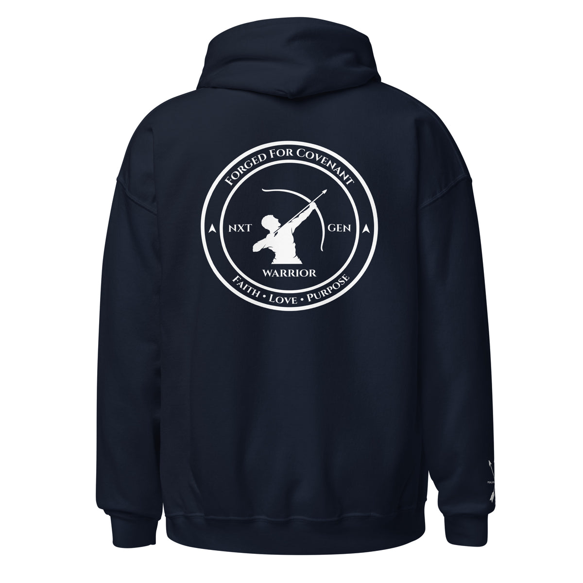 NXT GEN Warrior Hoodie – Navy Back