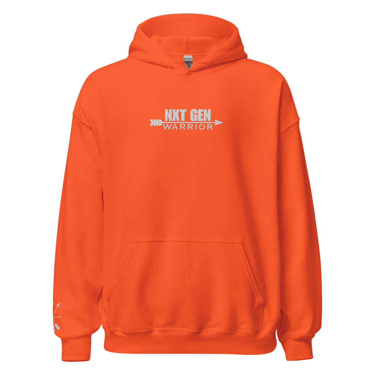 NXT GEN Warrior Hoodie – Orange Front