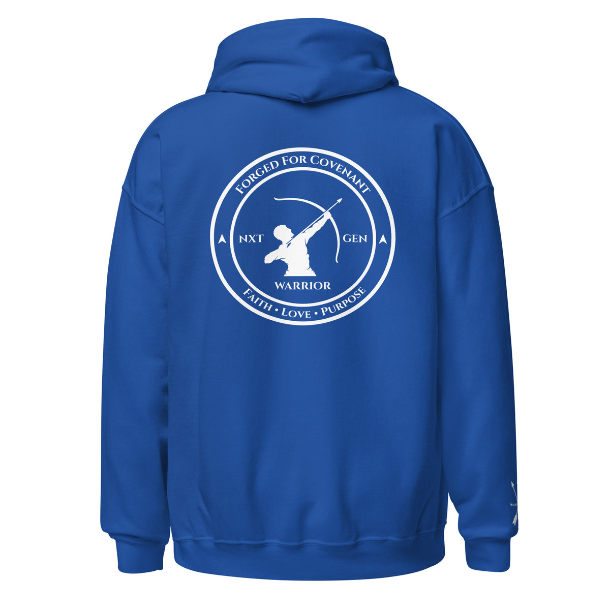 NXT GEN Warrior Hoodie – Royal Back