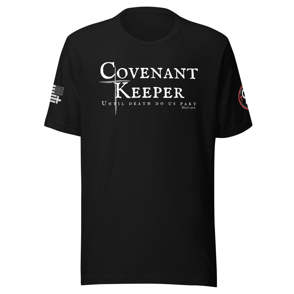Covenant Keepers Tee – Black Front