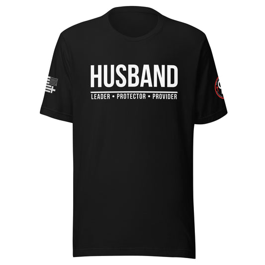 Covenant Army Marriage Husband Tee – Black Front