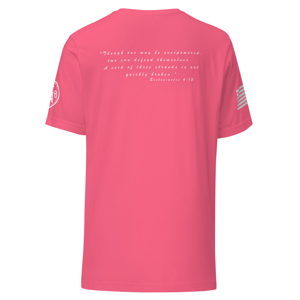 Warrior Wife - One Flesh. One Fight. One Mission. – Charity Pink Back