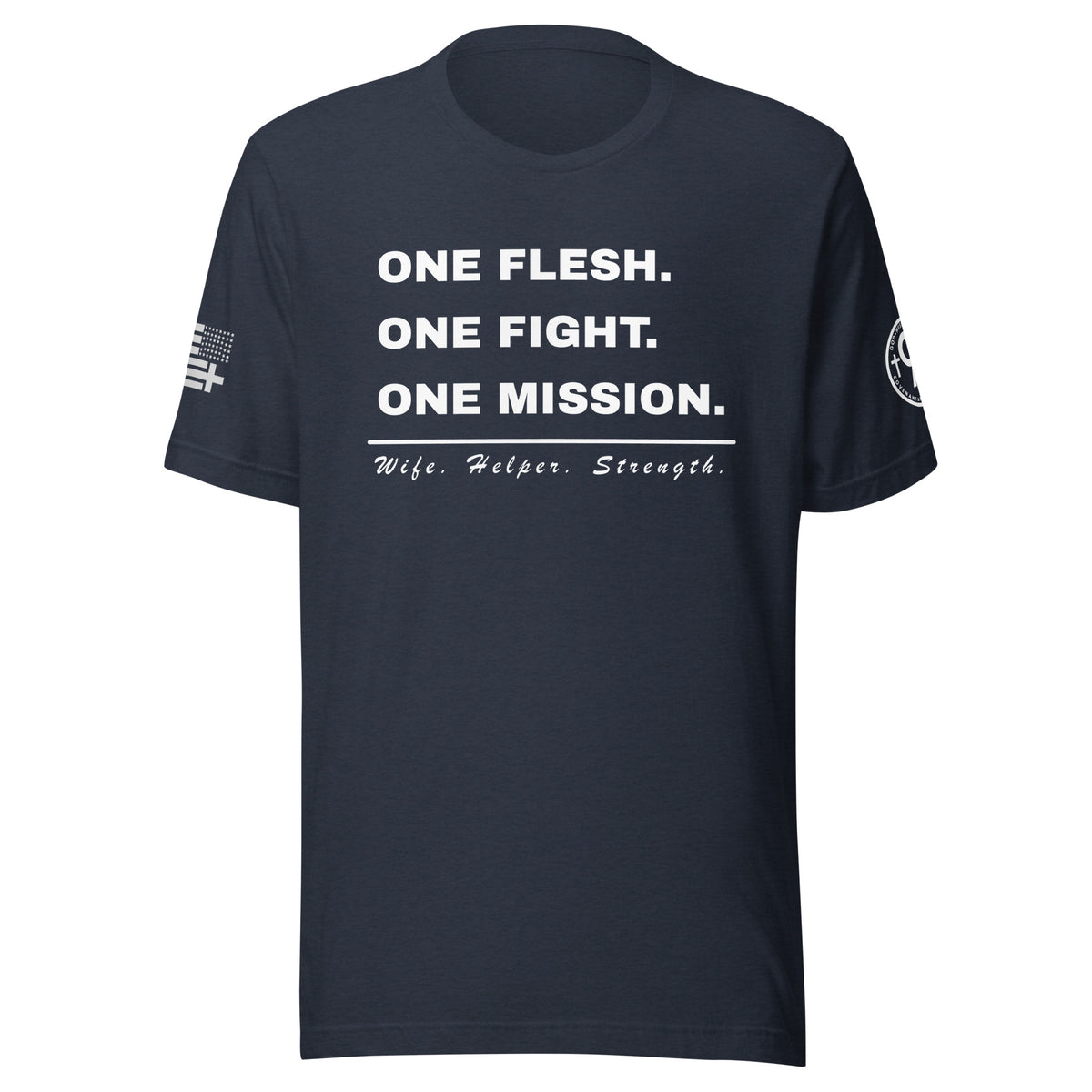 Warrior Wife - One Flesh. One Fight. One Mission. – Heather Navy Front