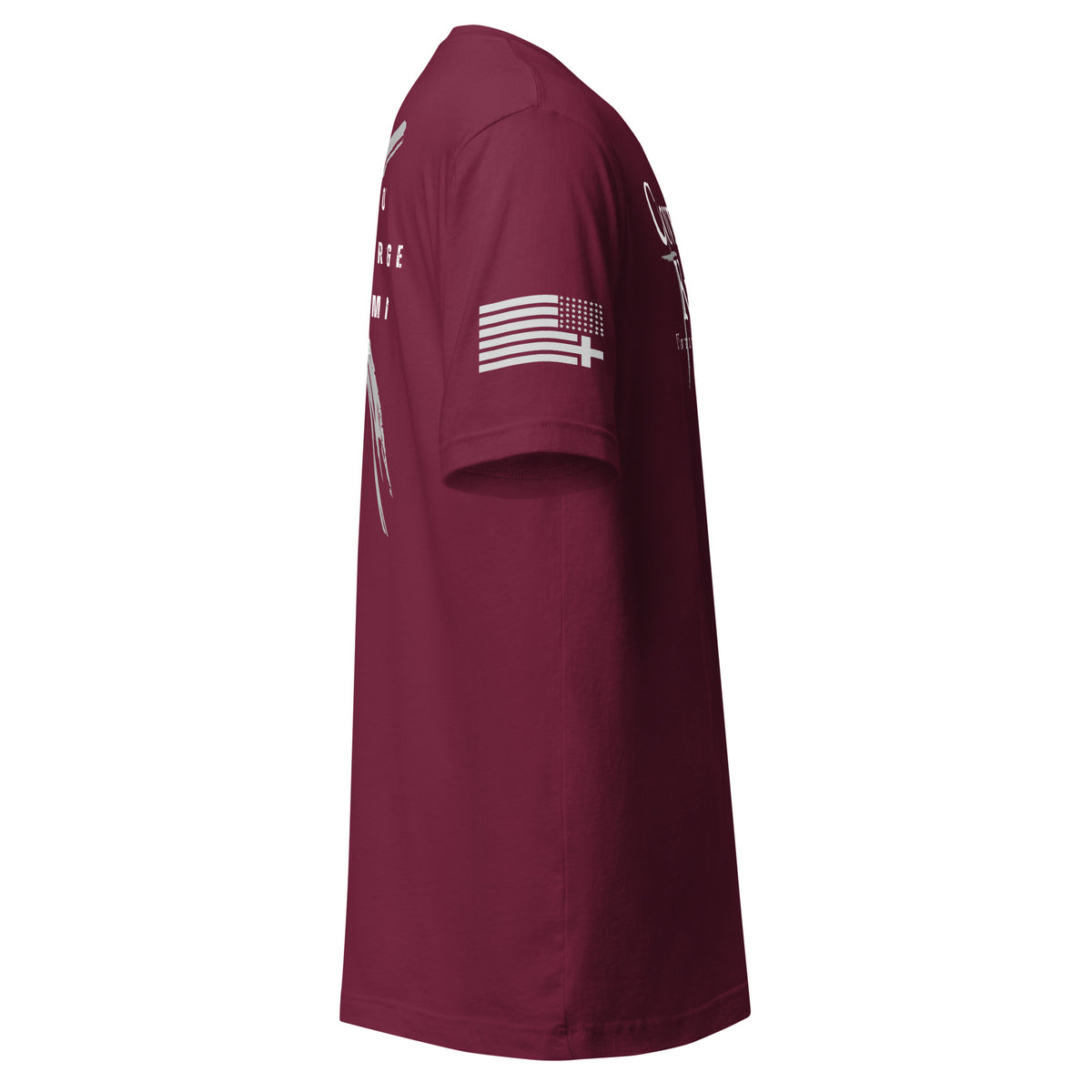 Covenant Keepers Tee – Maroon Right