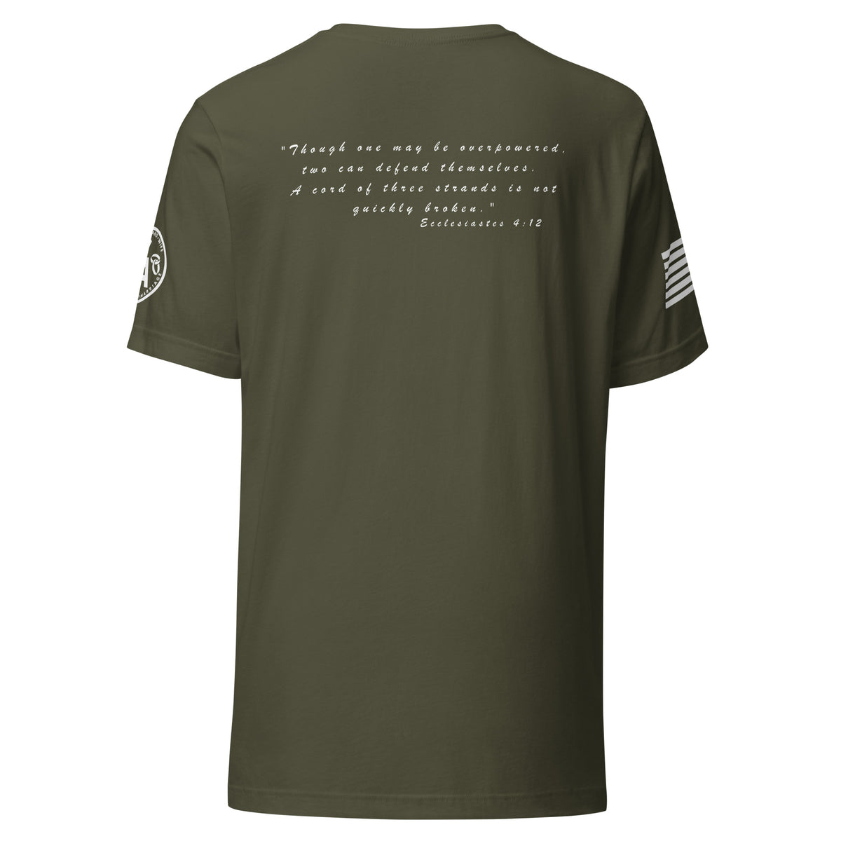Warrior Wife - One Flesh. One Fight. One Mission. – Military Green Back