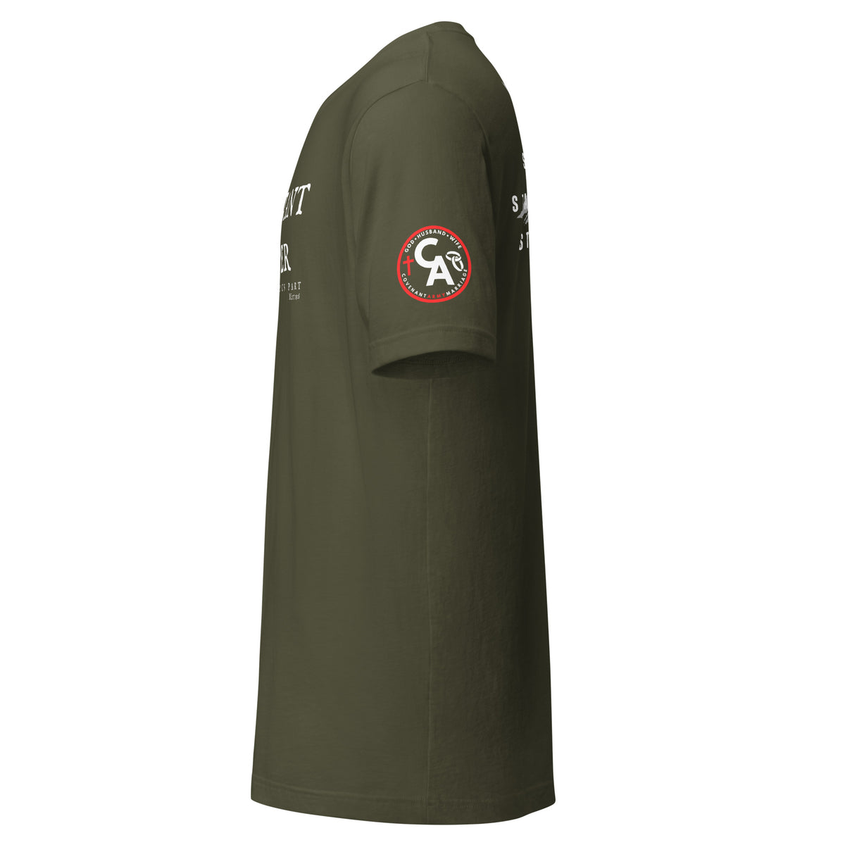 Covenant Keepers Tee – Military Green Left