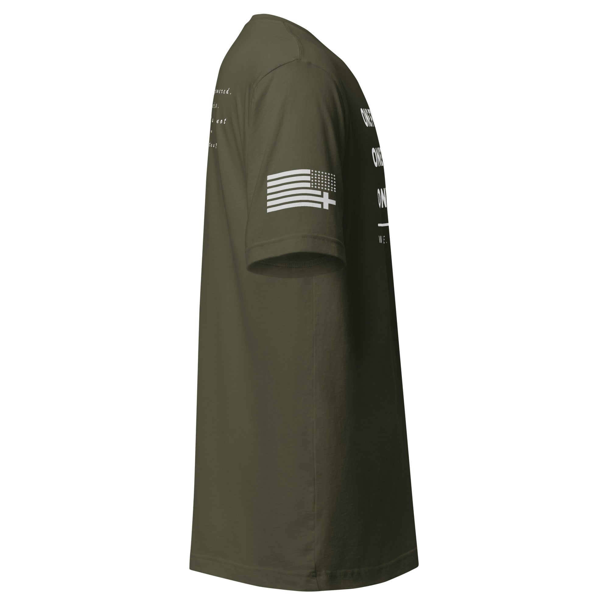 Warrior Wife - One Flesh. One Fight. One Mission. – Military Green Right