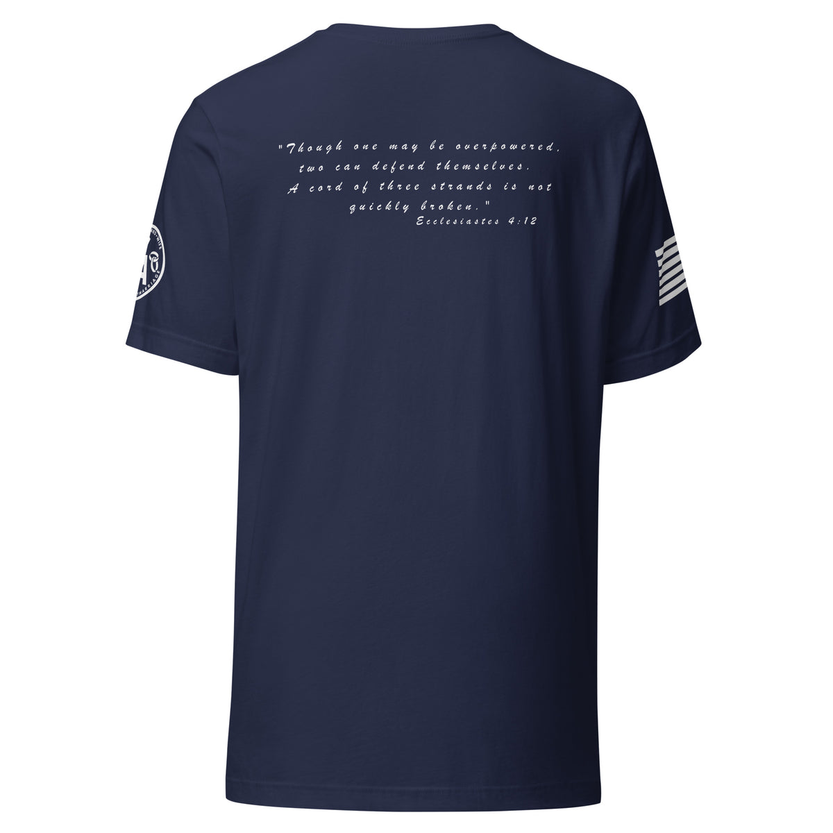 Warrior Wife - One Flesh. One Fight. One Mission. – Navy Back