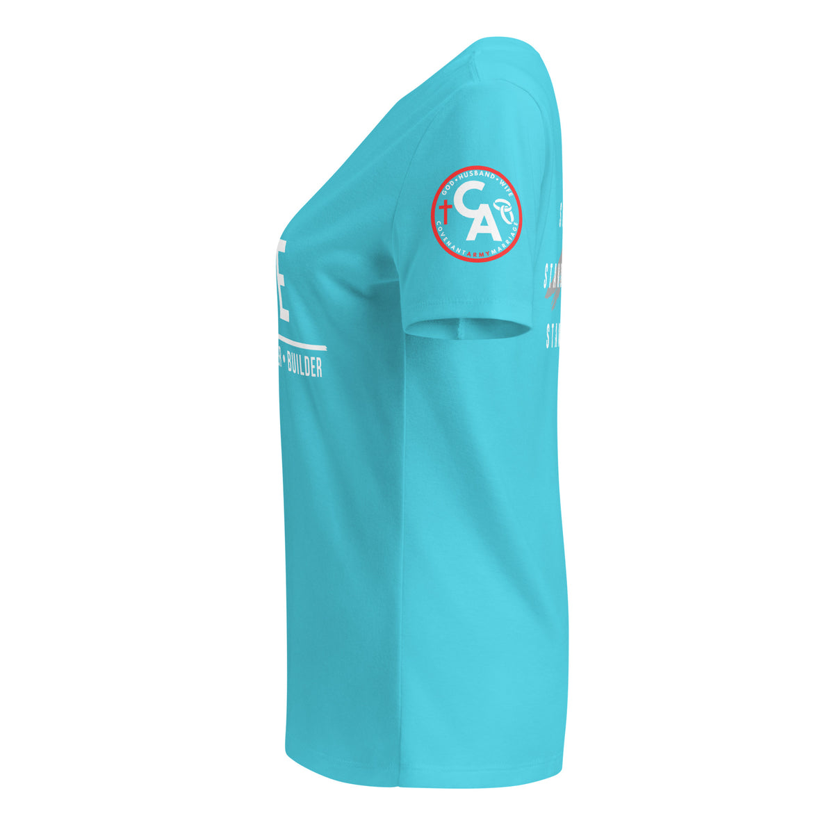Covenant Army Marriage Wife Tee – Turquoise Left